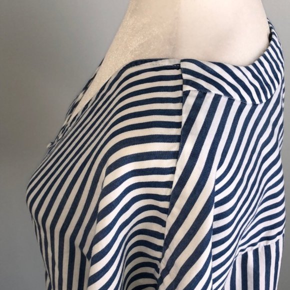 PAIGE Striped Tie Front Baylee Top - Picture 4 of 10
